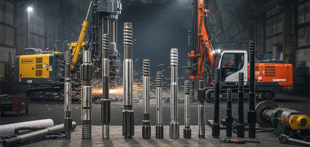 Shank Adapter Replacement for Atlas Copco & Sandvik Drills