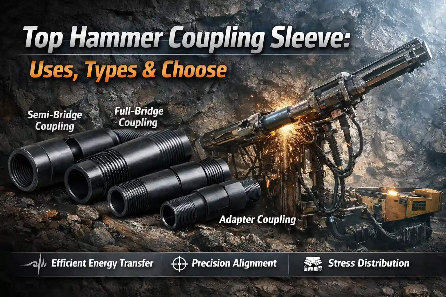 Top Hammer Coupling Sleeve Uses,Types & Choose