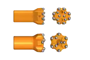T51 Thread Button Bits For Long-Hole Drilling