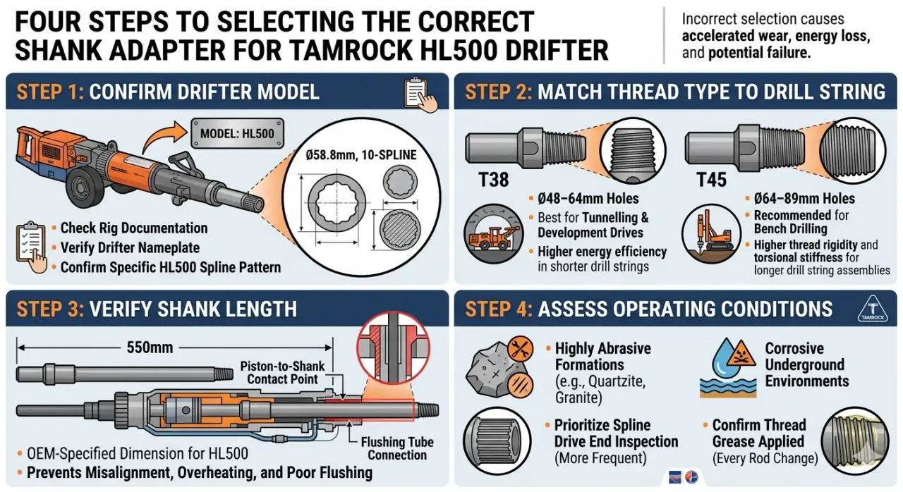 How to Select the Right HL500 Shank Adapter​