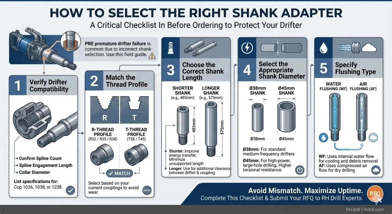 How to Select the Right Shank Adapter