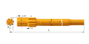 R38 T38 Shank Adapter For Furukawa HD150