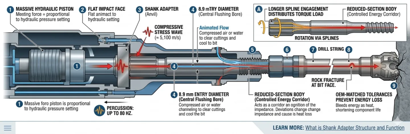 Working Principle of Shank Adapter