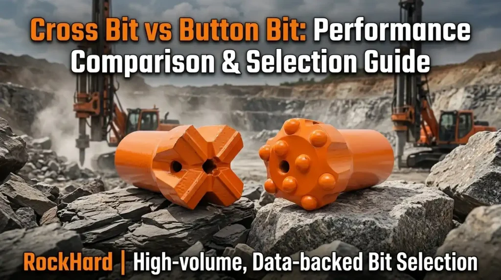 Cross Bit vs Button Bit Performance Comparison Selection Guide