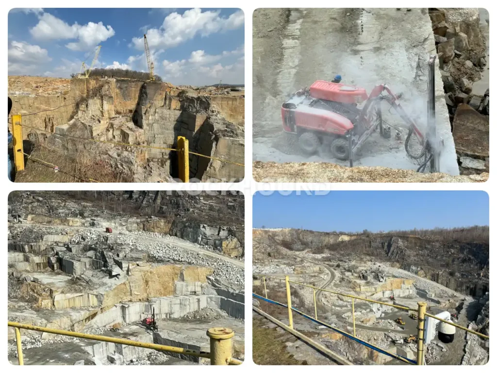 Rock Drilling Applications In Quarrying Surface Bench Drilling
